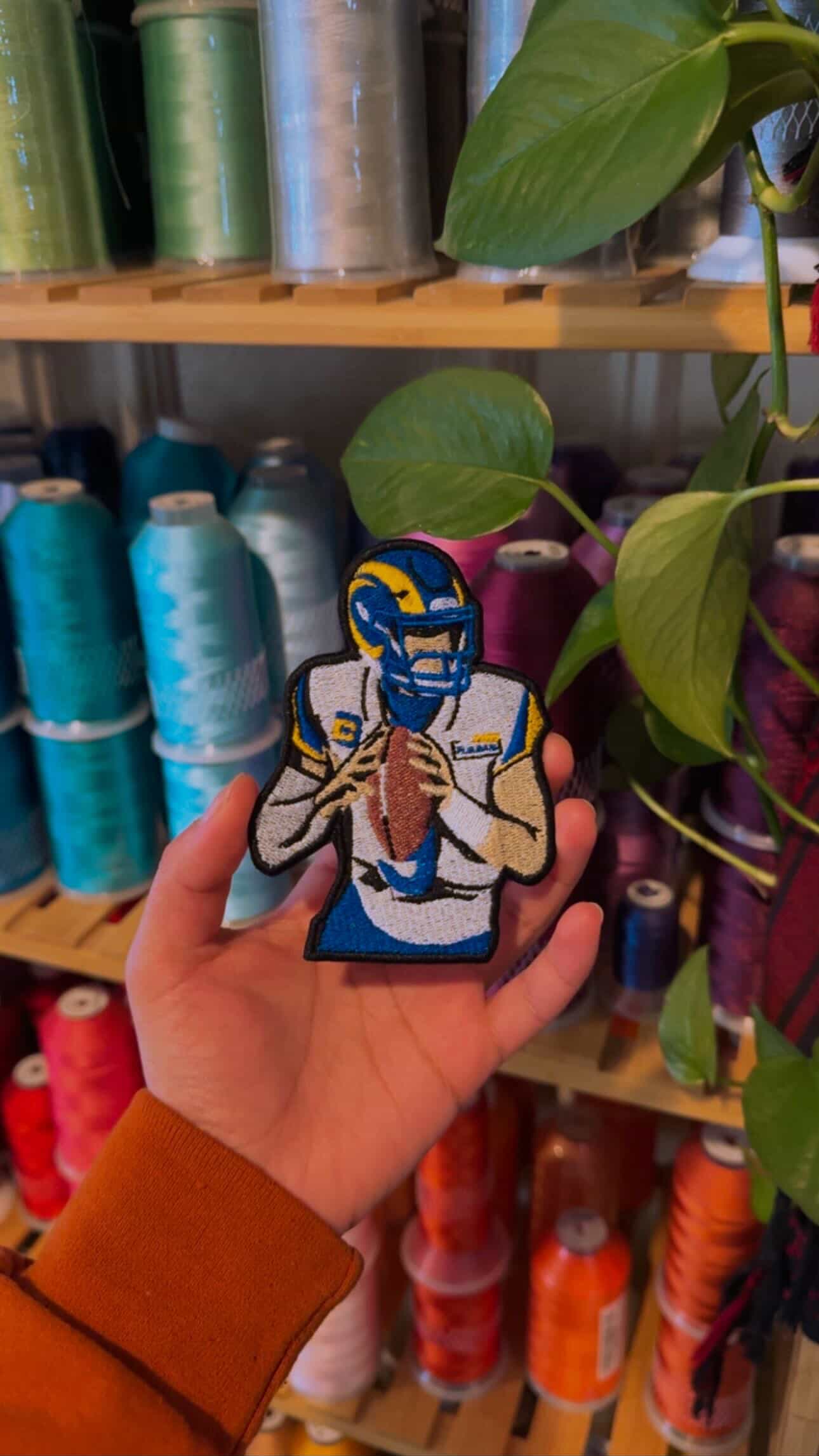 Stafford Inspired Rams Patch
