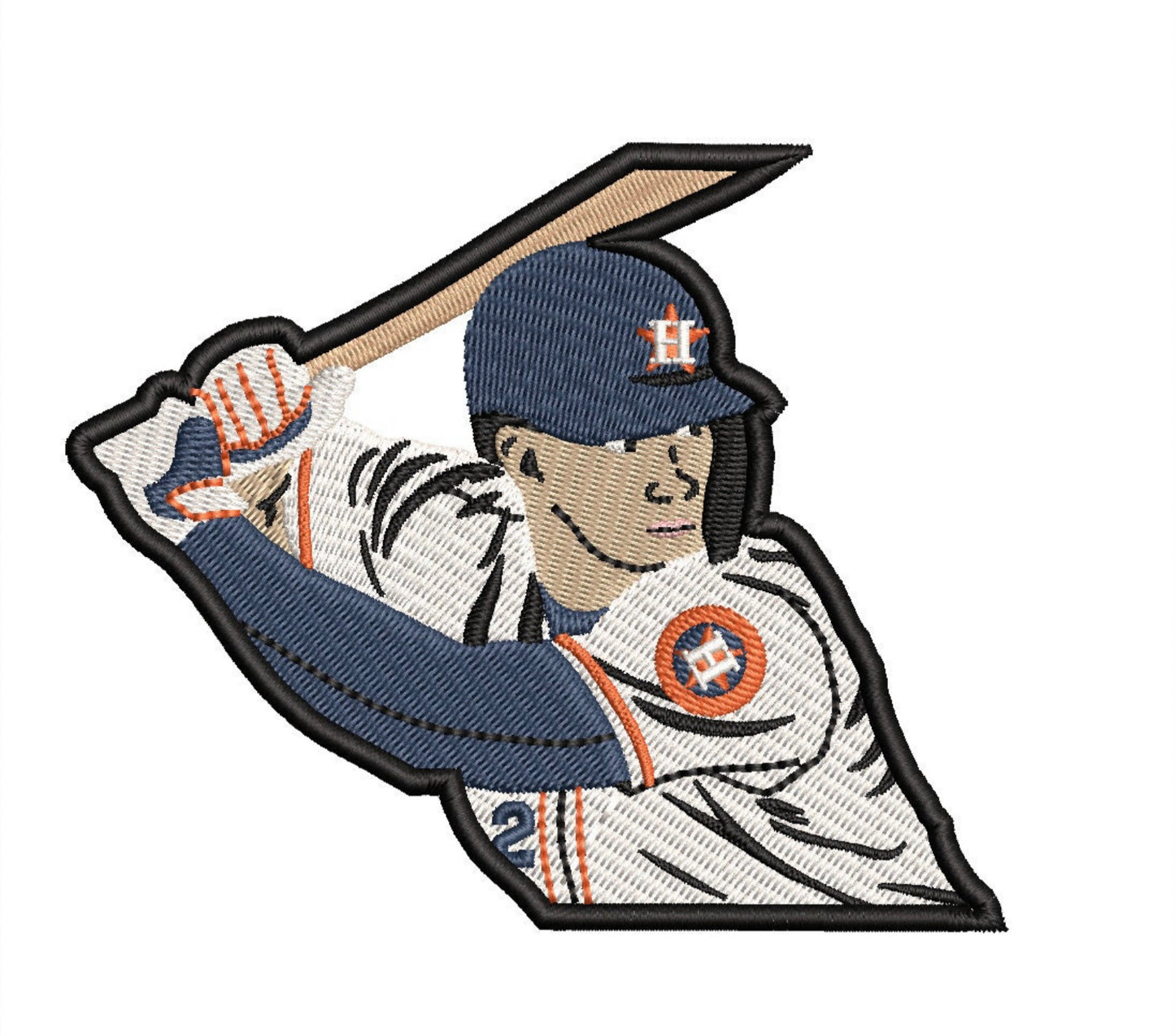 Alex Bregman Inspired Baseball Patch