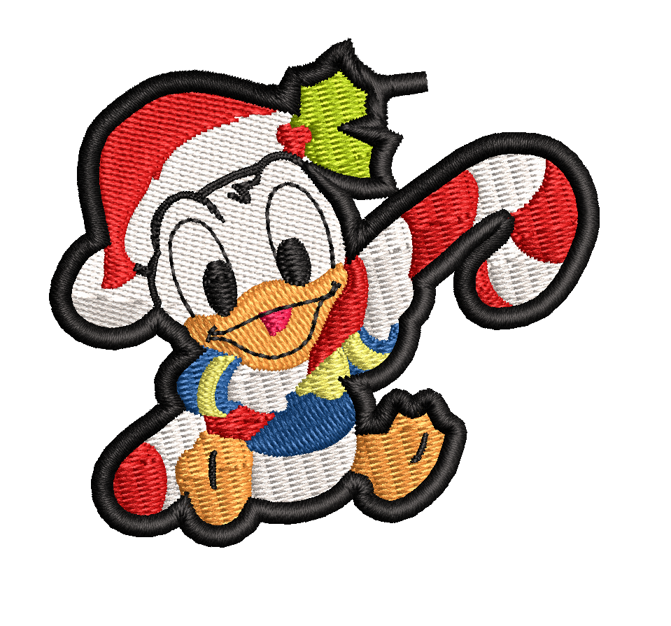 Christmas Donald Baby Patch