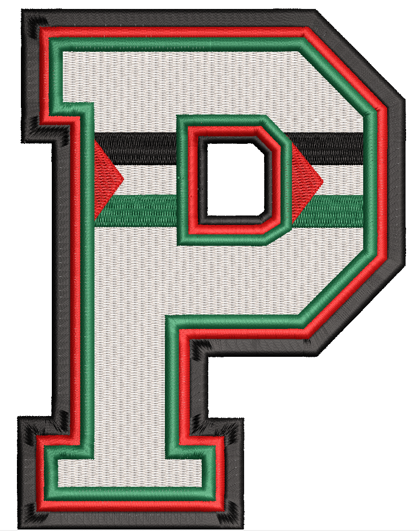 Palestine Letterman Style Patch