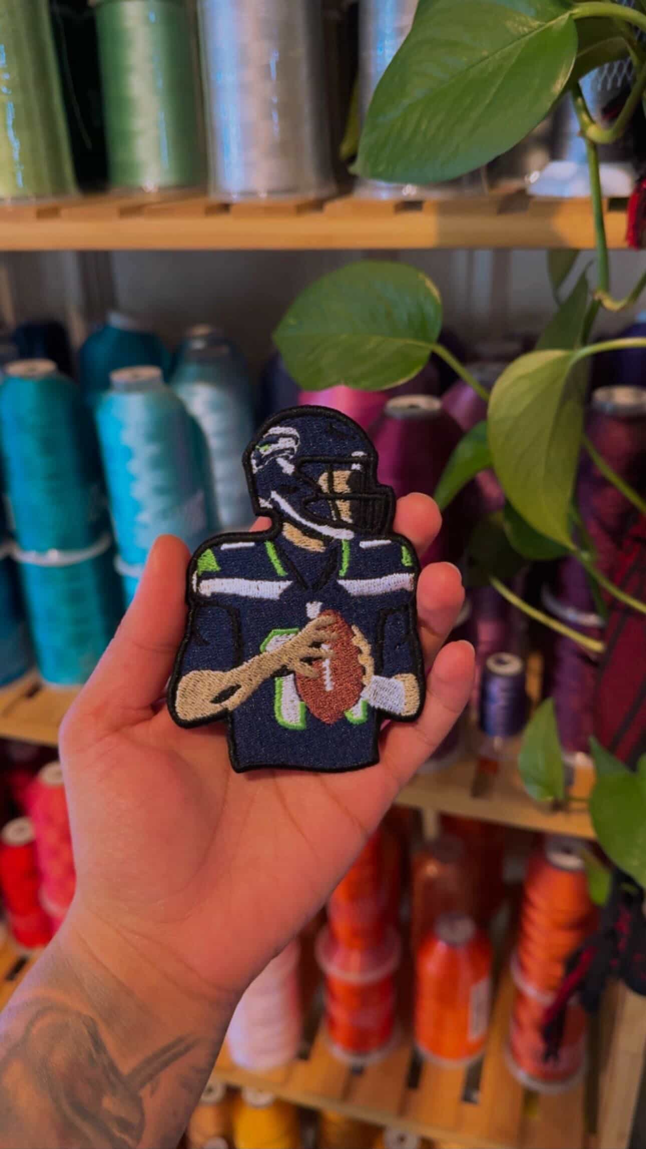 Seahawks Inspired Patch