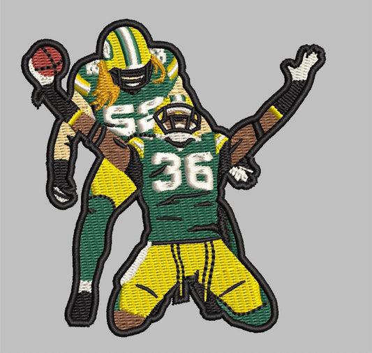 Clay Mathews & Nick Collins Inspired Patch
