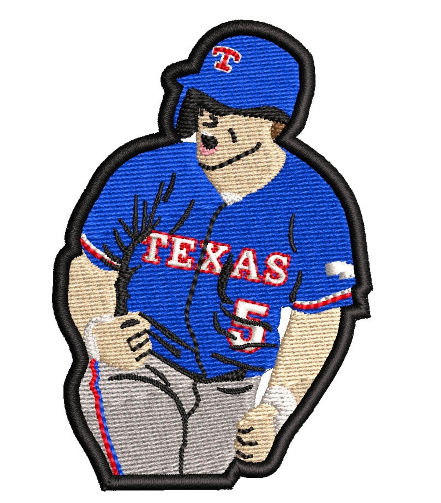 Corey Seager Inspired Embroidered Patch