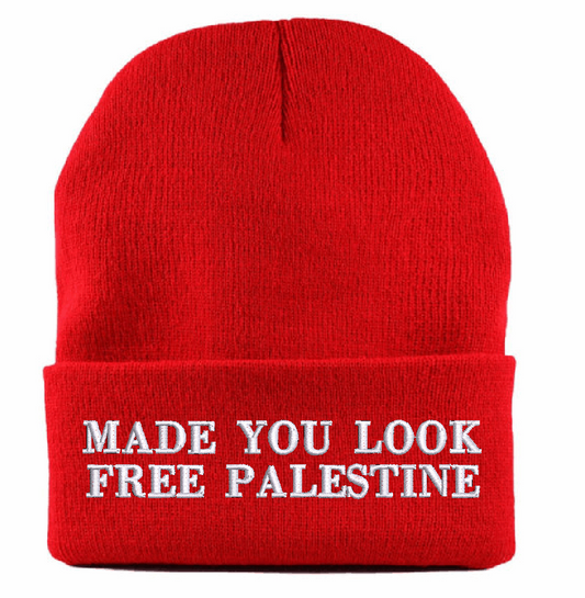 Made You Look Red Beanie