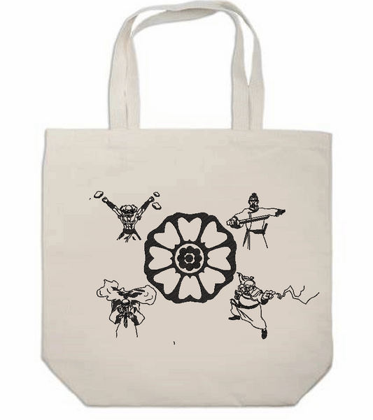 white lotus tote