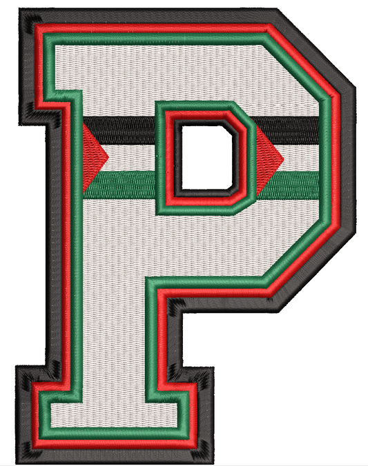 Palestine Letterman Style Patch