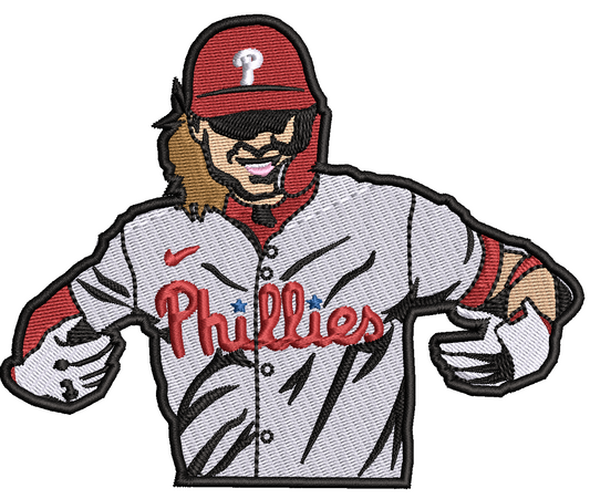 Phillies Inspired Patch