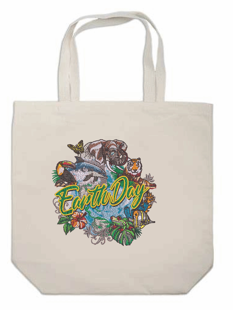 Earth Day Animal Tote