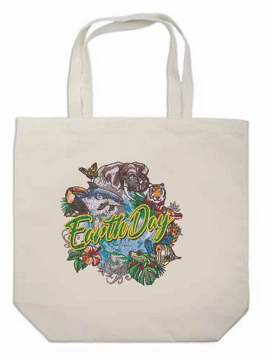 Earth Day Animal Tote