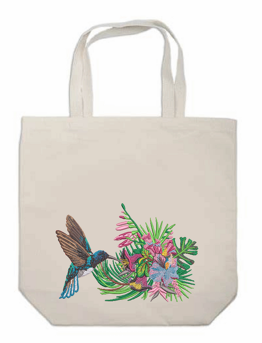 Bird & Flowers Tote