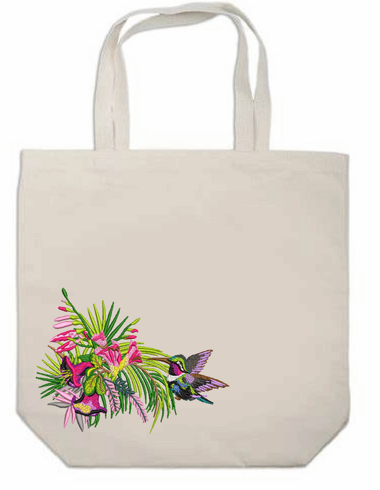 Bird & Flower Tote