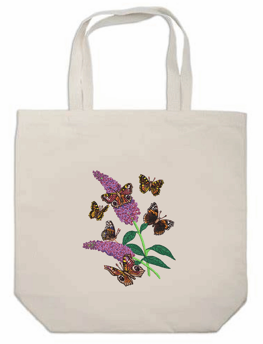 Lavender Butterfly Tote