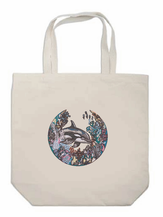 Dolphin Tote Bag
