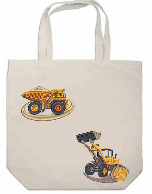Boys Construction Tote