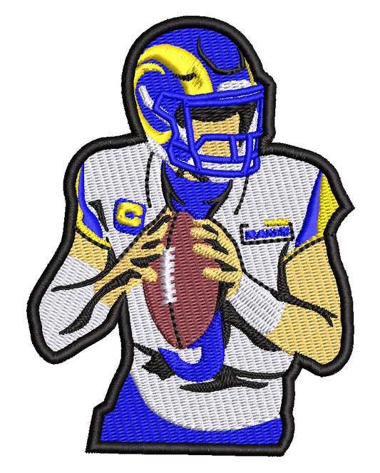 Stafford Inspired Rams Patch