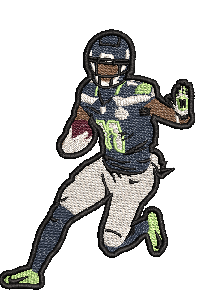 Seahawks Inspired Patch