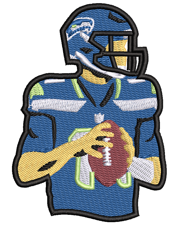 Seahawks Inspired Patch