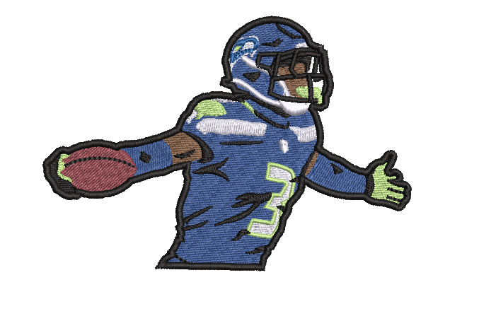 Seahawks Inspired Patch