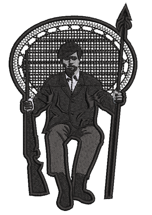 Huey Embroidered Patch
