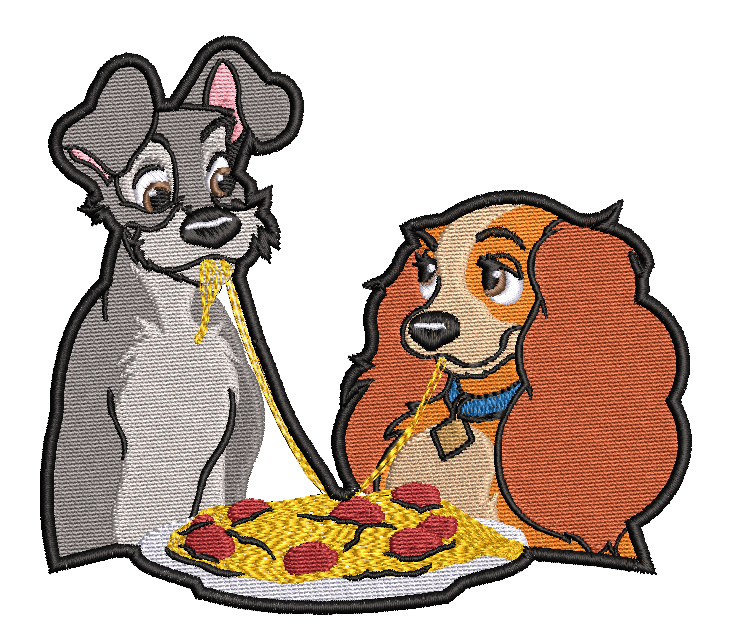 Lady & The Tramp Inspired Patch
