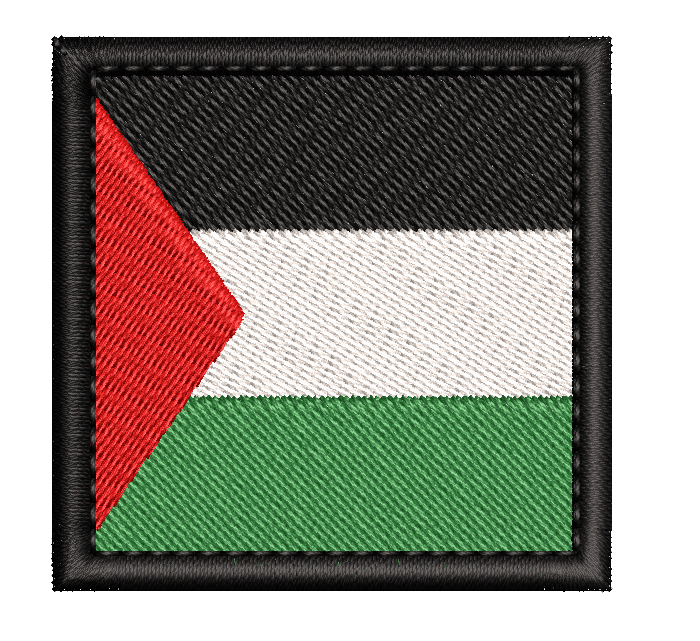 Palestine Flag Square Patch