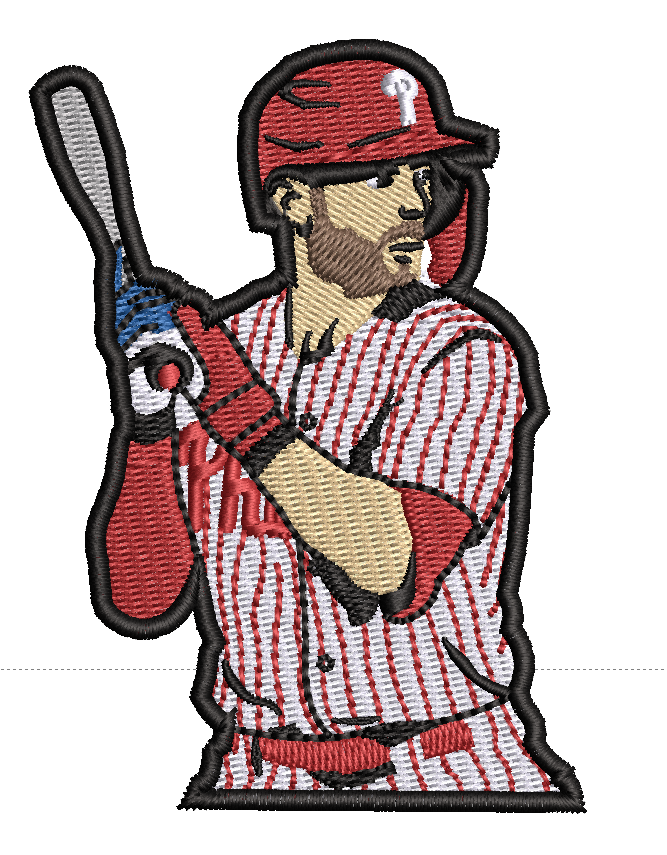 Phillies Inspired Patch