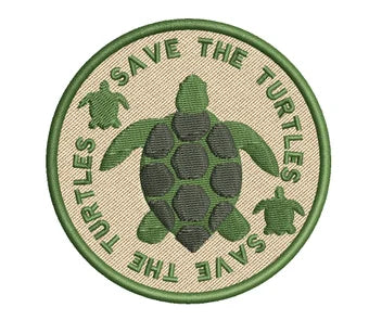 Save The Turtles Patch