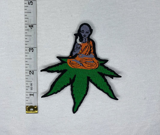 Meditating Alien patch