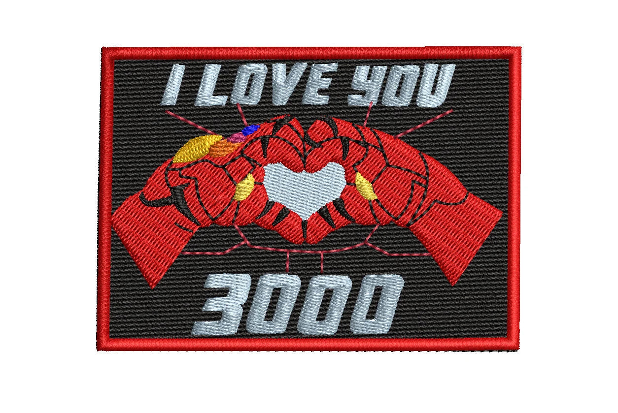 Iron man I Love You 3000 Patch