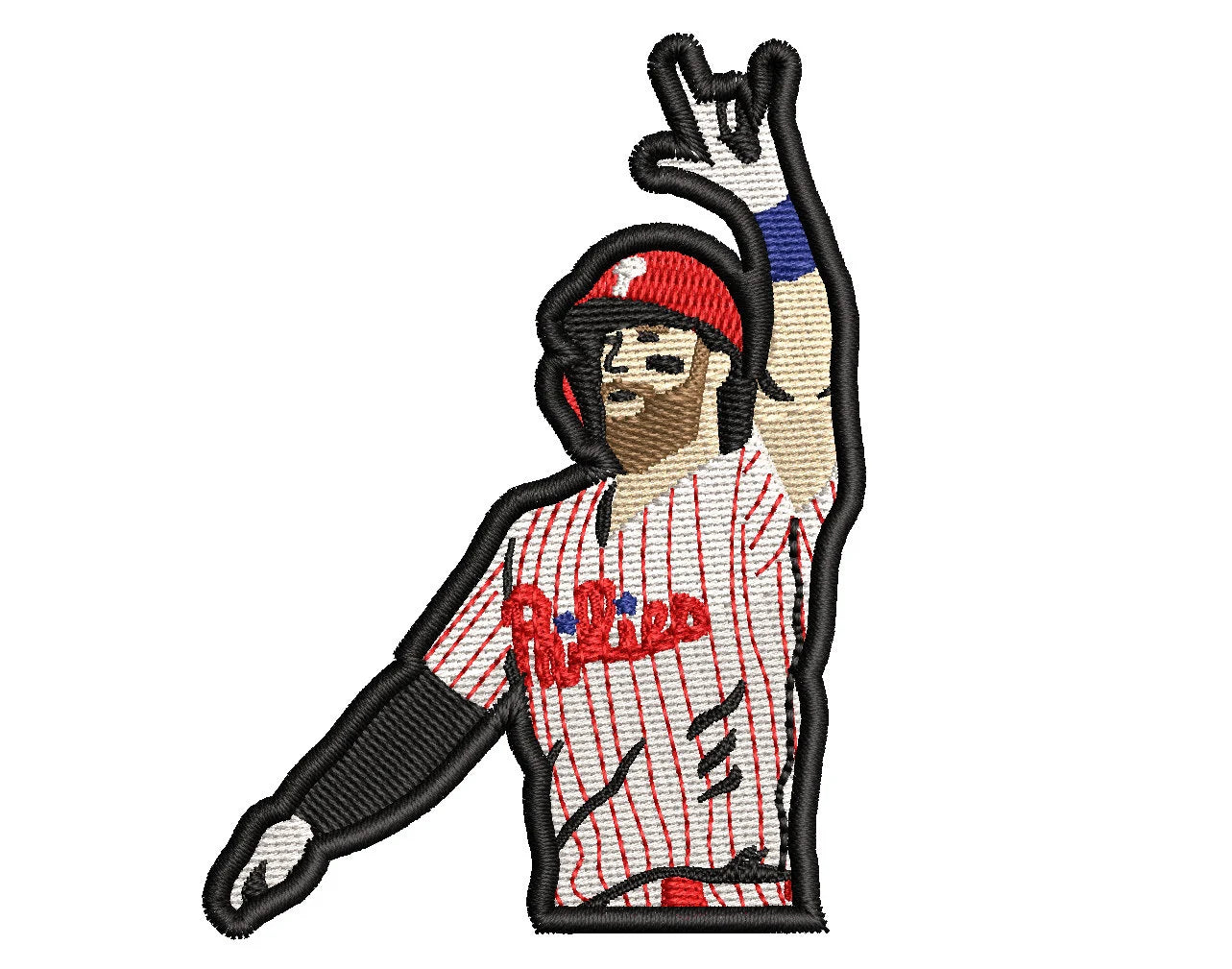 Phillies Inspired Patch