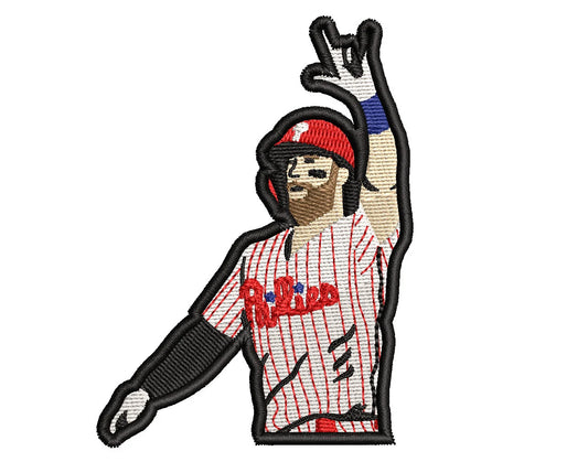 Phillies Inspired Patch