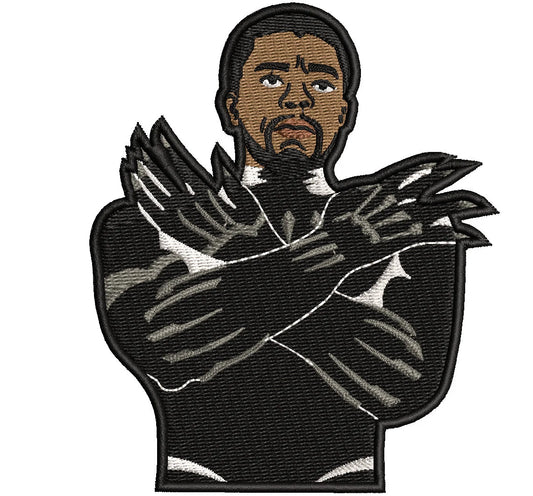 Embroidered Black Panther Patch