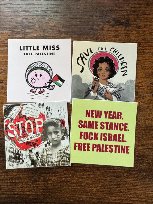 Free Palestine Stickers